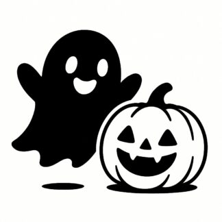 Sticker autocollant Cute Funny Ghost Pumpkin Halloween décoration decostickerstore – H9HFJA Sticker autocollant Cute Funny Ghost Pumpkin Halloween décoration decostickerstore - H9HFJA