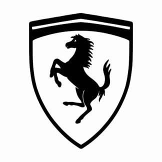 Sticker autocollant Ferrari logo décoration decostickerstore - PLUGMS