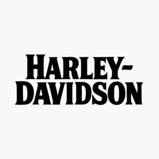 Sticker autocollant Harley davidson ecriture 3d 40 cm de long sur 3 cm de haut décoration decostickerstore - QJWRM8