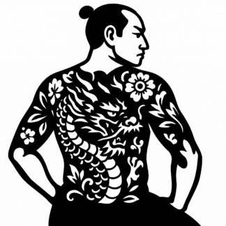 Sticker autocollant Irezumi décoration decostickerstore - QBZGZH