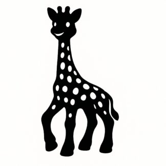 Sticker autocollant Sophie la girafe décoration decostickerstore - KGRCFH