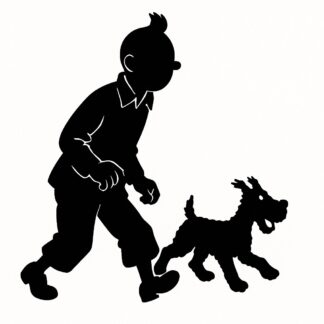 Sticker autocollant Tintin et milou décoration decostickerstore - 5HSMIH