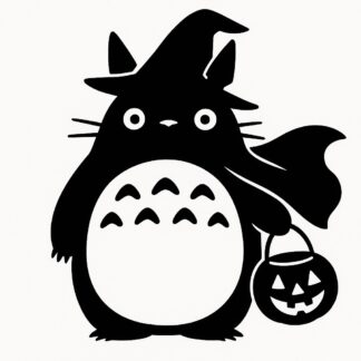 Sticker autocollant Totoro fête Halloween décoration decostickerstore - IA7BUY