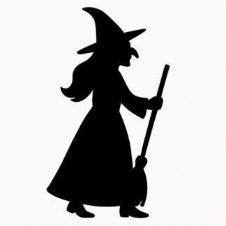 Sticker autocollant Une sorcière Halloween décoration decostickerstore - SPZGEV