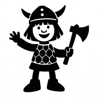 Sticker autocollant Vick le viking décoration decostickerstore - ALEAQT