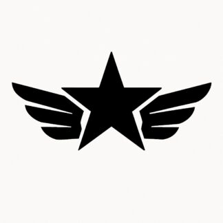 Sticker autocollant étoile armée de l"air décoration decostickerstore - VB7UVM