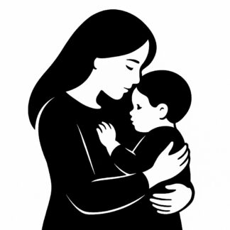 Sticker autocollant maman et enfant décoration decostickerstore - NPGBM7