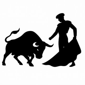 Sticker autocollant matador et taureau décoration decostickerstore - AKXIUI