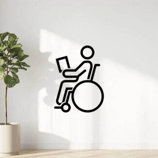 sticker autocollant handicap 3 08MHK
