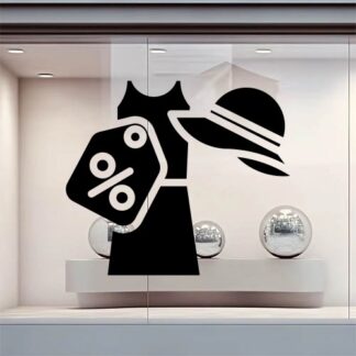 sticker autocollant fashion vitrine métier 0NBAW