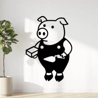 sticker autocollant animaux cochon 5 1BEYN