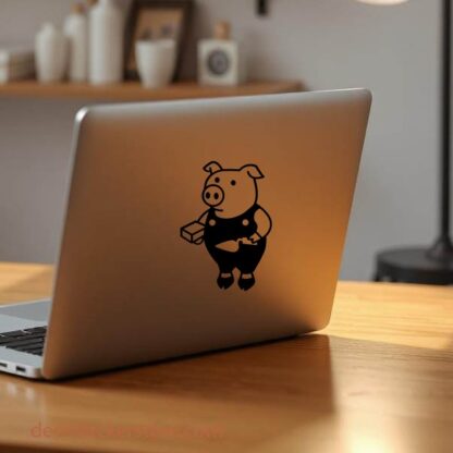 sticker autocollant animaux cochon 5 1BEYN