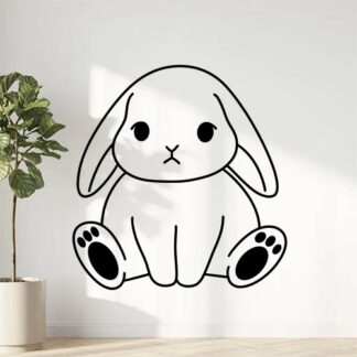 sticker autocollant animaux lapin 7 1WVBZ