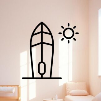 sticker autocollant surf plage mer 4 1Z3UZ