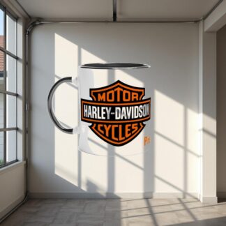 Mug en céramique blanche 325 ml (11 oz) Harley à personnaliser