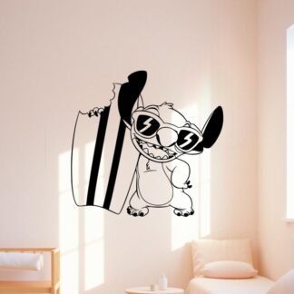 Sticker autocollant stitch surf EF12