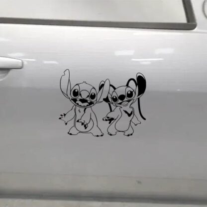 Sticker autocollant stitch et angel EF11