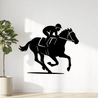 Sticker autocollant Cheval de course décoration decostickerstore - 25IF32