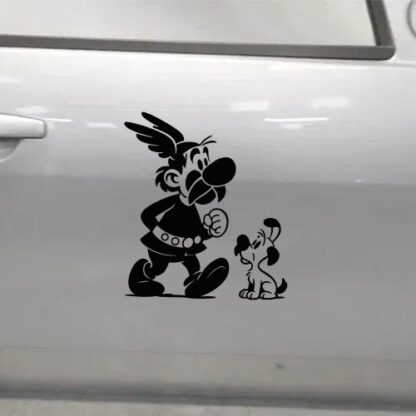 Sticker autocollant Astérix et Idéfix décoration decostickerstore - 2EXJIL