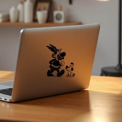 Sticker autocollant Astérix et Idéfix décoration decostickerstore - 2EXJIL