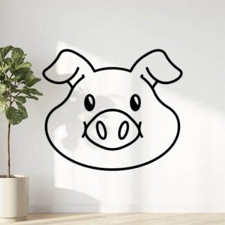 sticker autocollant animaux cochon 34G5R