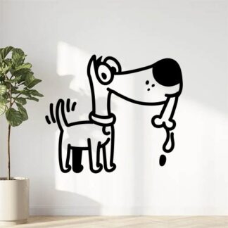 sticker autocollant animaux chien 40KRB