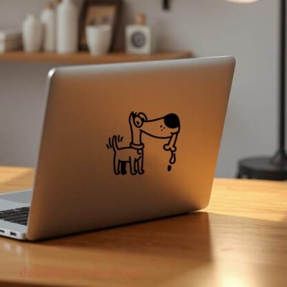 sticker autocollant animaux chien 40KRB
