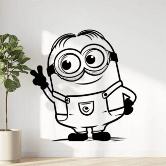 sticker autocollant minion Disney hero 4 433WX