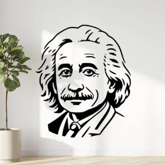 sticker autocollant célébrité Albert_Einstein 3 4GUTB