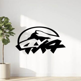 Sticker Autocollant montagne 4X4  4X430