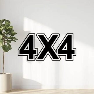 Sticker Autocollant  4X4  4X435