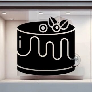 sticker autocollant vitrine gâteau nourriture boulanger restaurant 4 4YON5