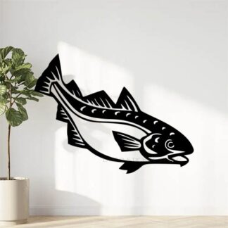 Sticker autocollant poisson pêche