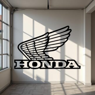 Sticker autocollant Aile Honda droite taille et couleur au choix