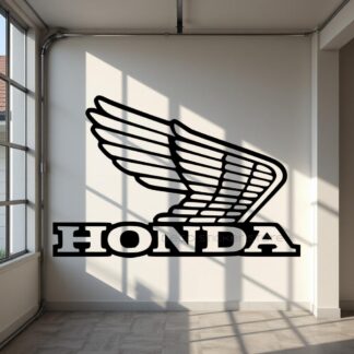 Sticker autocollant Aile Honda gauche taille et couleur au choix