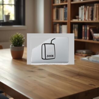 Sticker autocollant Juice Box Macbook Air et Macbook