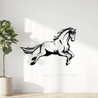 Sticker autocollant cheval taille et couleur au choix