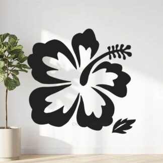 Sticker autocollant Hibiscus