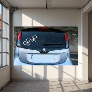 Sticker Mickey Peugeot