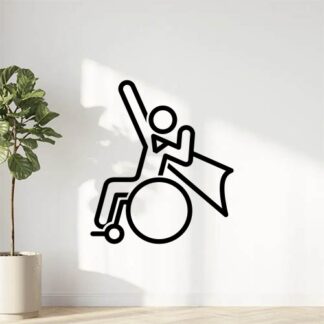 sticker autocollant handicap 8 59B2K