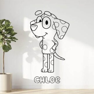 sticker autocollant Bluey héro 8 66WMK