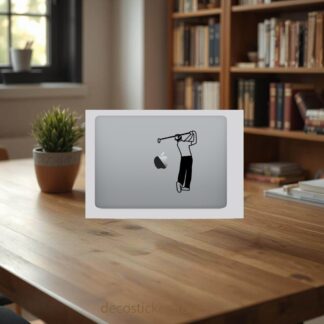 sticker autocollant MacBook sport golf 6BWEX