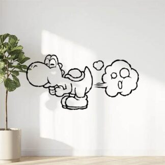sticker autocollant Yoshi Mario bross héro 3 6RHW9