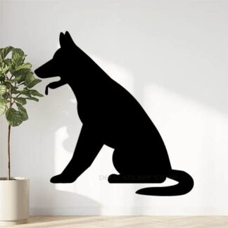 Sticker autocollant chien berger allemand