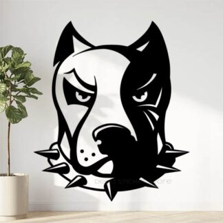 Sticker autocollant chien dogue