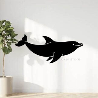 Sticker autocollant dauphin saute 3