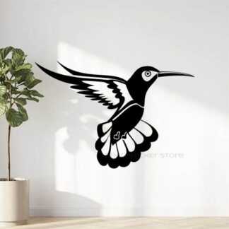 Sticker autocollant colibri