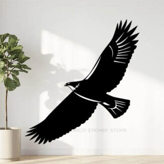 Sticker autocollant rapace