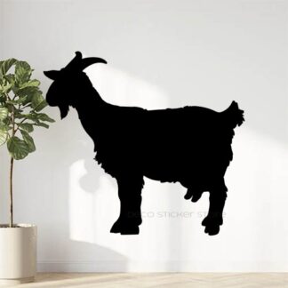 Sticker autocollant chèvre