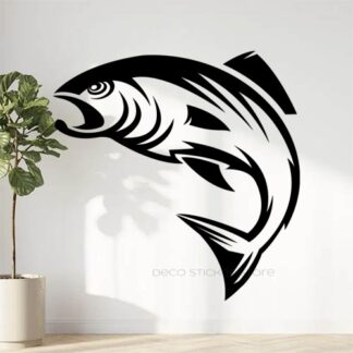 Sticker autocollant pêche poisson
